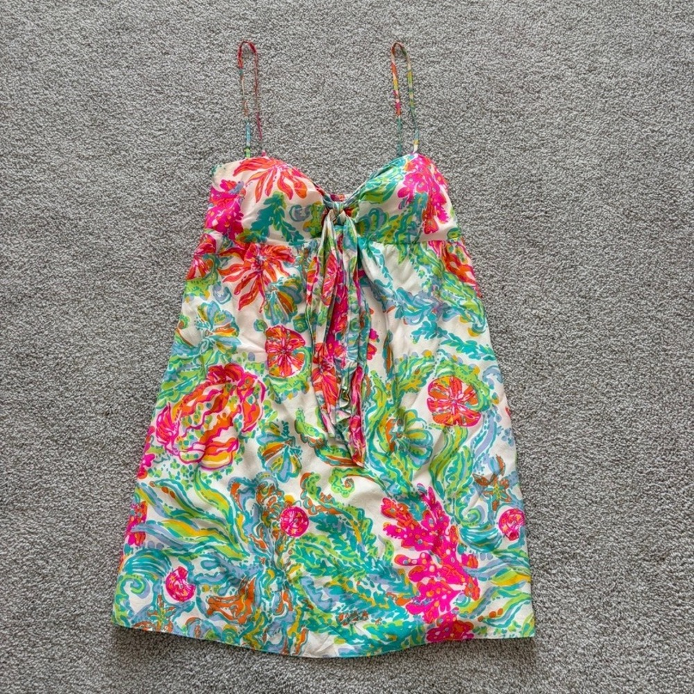 Lilly Pulitzer Colorful Floral Mini Dress